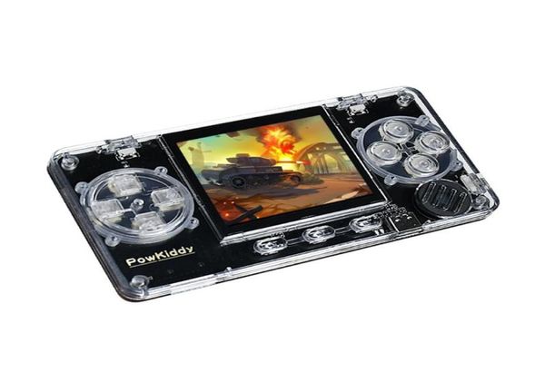 Powkiddy A66 20 -дюймовый IPS LCD Console 4000 Games Retro Video Player Gamepad Kid Support Drop Portable Players7915315
