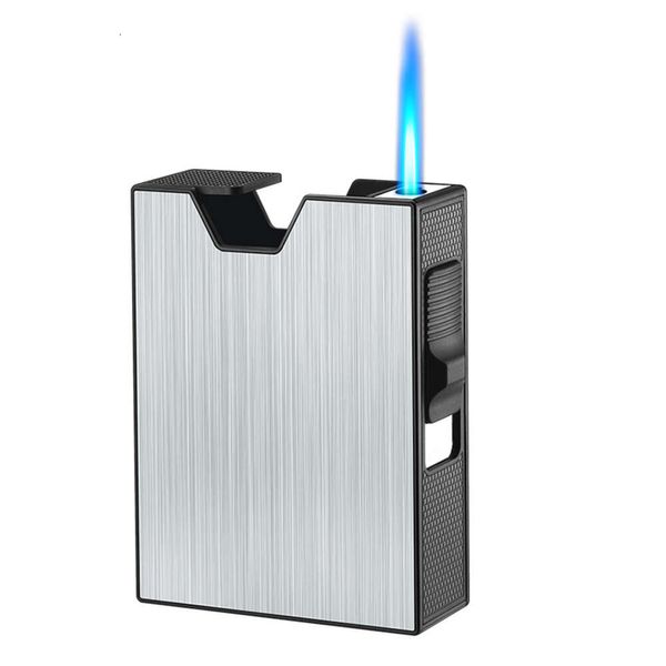 Triple Jet Blue Flame Butane sem tocha de gás Fornecedor de isqueira com isqueiros personalizados elegantes