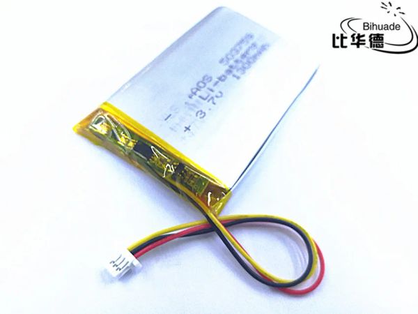 Zubehör 3 Zeile 5PCS 3.7V E Road Route HDX9 Navigator Batterie 053759 503759 1300mAh GPS Drei Leitungen Die 1,0 -Anschlusslinie beträgt 3p