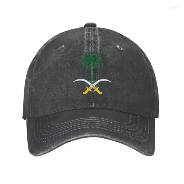 Balli Caps Emblema di cotone personalizzato del berretto da baseball dell'Arabia Saudita uomini Donne Cappelli unisex regolabili si adattano a tutte le stagioni di viaggio all'aperto