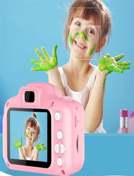 Kid Cameras Childrens HD -Bildschirm Lieferbare digitale USB -Mini -Kamera Cute Microfon 32 GB TF Kartenspiel Elektronische Spielzeug Outdoor POG8011234