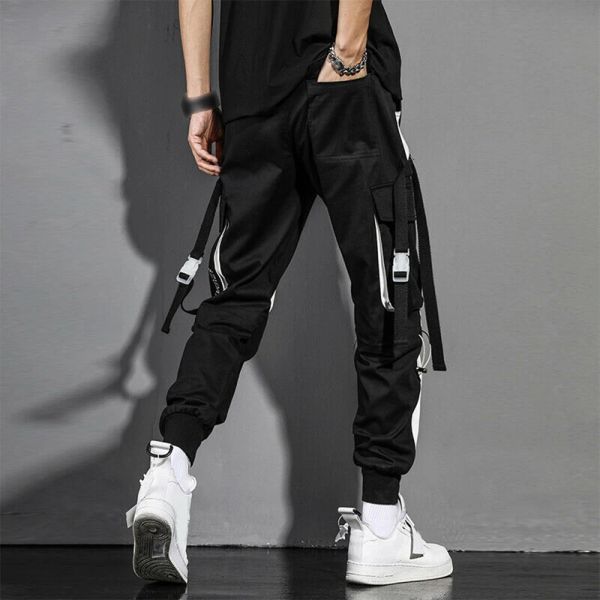 Hose neue Streetwear Herren Multi -Taschen Cargo Hosen Harem Hosen Hip Hop lässige männliche Trackhose Jogger Hosen Mode coole Männer Hosen Hosen