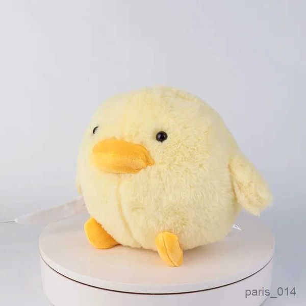 Animais de pelúcia de pelúcia 28 cmlittle pato amarelo com faca travesseiro de pelúcia de travesseiro