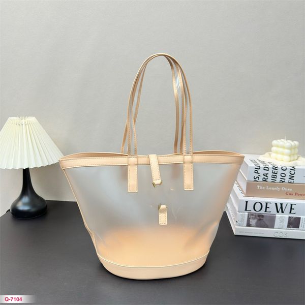 Designer Beach Bag Fashion Taschen Taschen Urlaub Handtasche Hochwertige Luxurys Handtaschen Frauen Jelly Crossbody Geldtasche große Kapazität Einkaufstasche Transparent