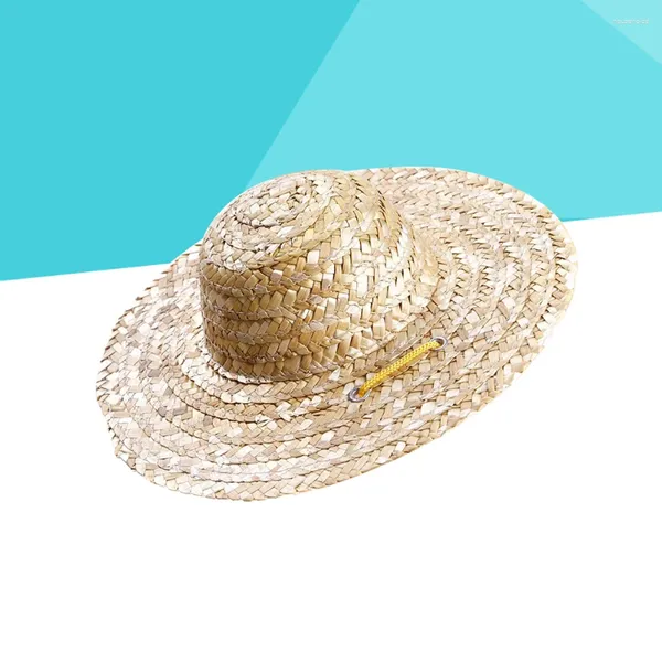 Abbigliamento per cani Cappello Sombrero- Cappello da sole estivo Cappello regolabile Hawaii Garden Cap Beach per gatti da cucciolo di perdite per cuccioli (messicano