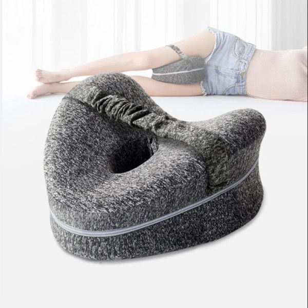 Cuscino memoria cotone gamba cuscino cavo cuore in gravidanza laterale dormiente sciatica sciatica sciatica retro cuscino di rilievo per letto, divano