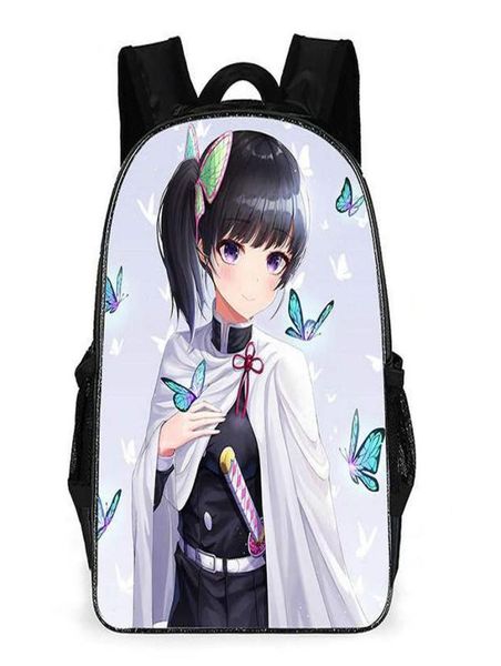 Kochou Kanae Backpack Day Pack Tsuyuri Kanao Anime School Borse Borse Packsack Qualità Rucksack Sport School Bag Outdoor Daypack4615380