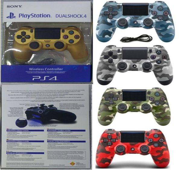 Версия ЕС Camouflage PS4 Wireless Bluetooth Gamepad Controller PlayStation для PS4 Game Controller с розничной Box4498495