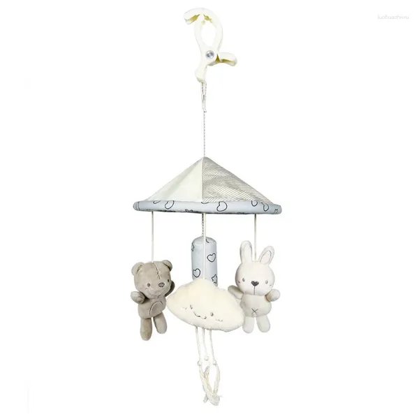 Parti di passeggini Musica Bear ombrello Umbrella Baby Toy Animal Pendant Bed Dureble