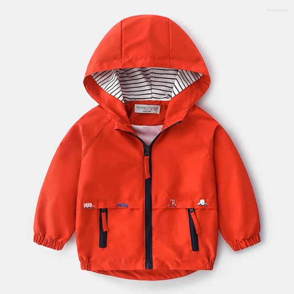 Daunenmantel ZWF414 Winter Fleece Jacken für Jungen Graben Kinderkleidung mit Kapuze warmer Kinder Oberbekleidung Windbrecher Babyjacke