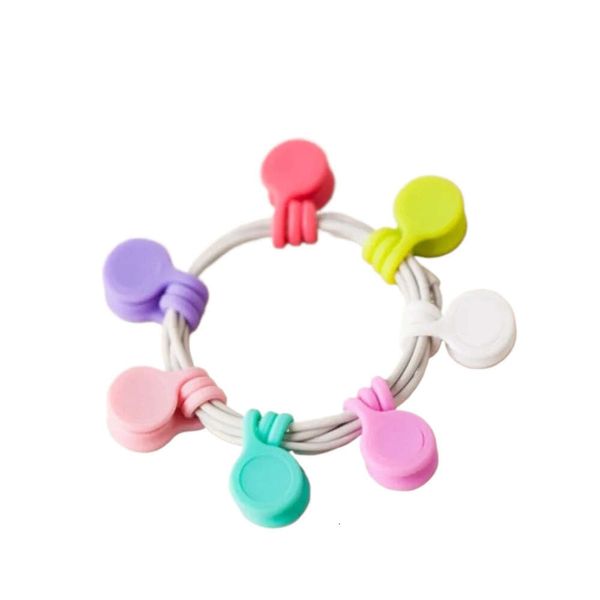 Silicone Magnet Headset Data Organization CLIPS CORD CELE CELE CELEJO CEUM ADADO PARA O ESCRITÓRIO DE HOME CABO DE CLIPS DE ORGANIZAÇÃO DE DATOS DE AURICELES