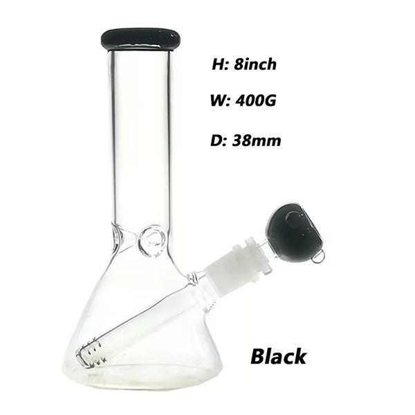 Espicker bongueiro bong tubs de água inebriante bongs bongs 5 mm de espessura 8 polegadas pequenos quartzo banger tigela de ervas acessórios para fumantes de cera