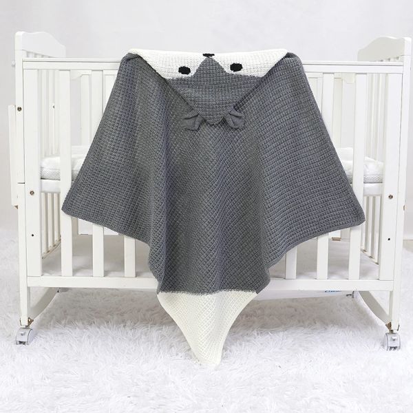 Сета для детских одеял вязаная новорожденная коляска для спальных мешков Супер мягкие детские девочки для мальчика.