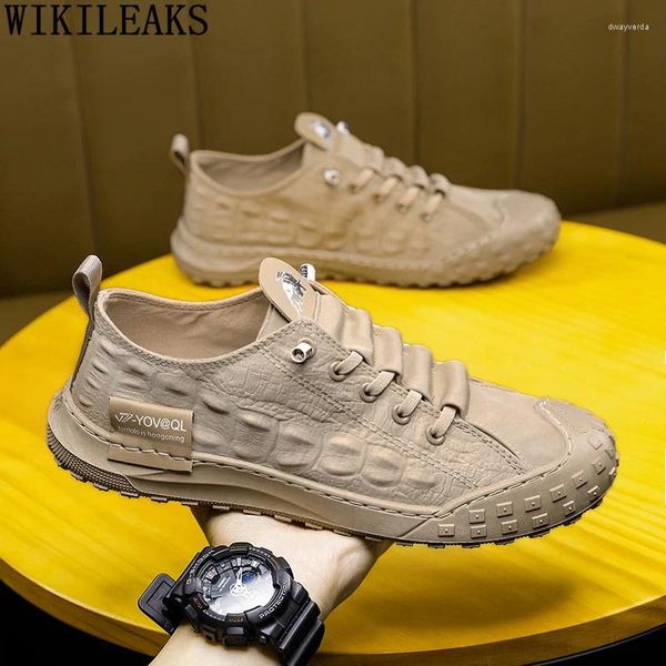 Sıradan Ayakkabı İtalyan Erkekler Tasarımcı Yüksek Kaliteli Erkek Somunlar Lüks Zapatos Sıradan De Los Hombres Chaussure