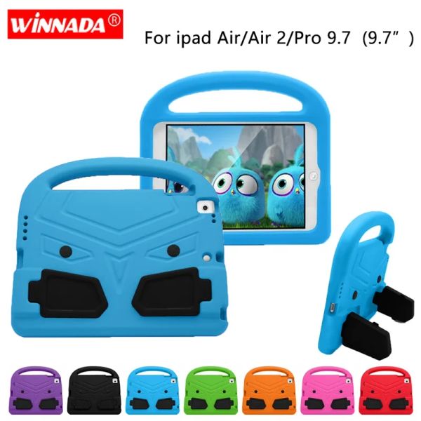 Caso per iPad Air 1/2 Caso per iPad Pro 9.7 Kids Cine Copertura del tablet carino Shock Proof Eva Foro portatile per iPad per iPad 9,7 