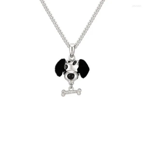 Collane a ciondolo Serie Piano calorico Serie Trendy Dog Necklace Exquisite Women's Caring