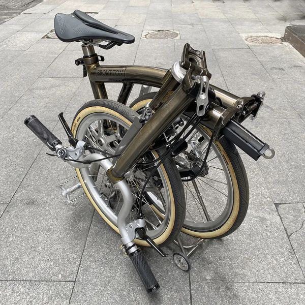 Strumenti Cassetta degli strumenti per Brompton Casetta per bici pieghevole Casella degli strumenti nascosto per Brompton Accessori Methal Metch