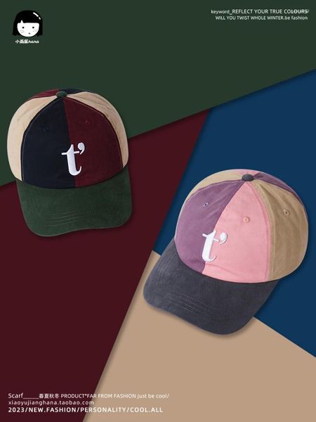 Ball Caps Personality High Street Fashion Brand Rightided Cap a punta femminile femminile Hong Kong Leisure Cargo Baseball Men