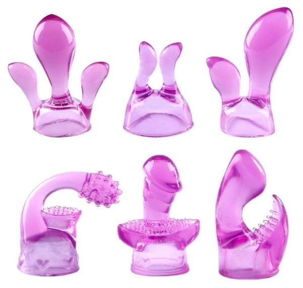 AV Vibrator Attactment Gspot Magic Wand Plect Covers Covers Clitoris Massager Vibration Accessories Взрослые сексуальные игрушки для женщин8838359