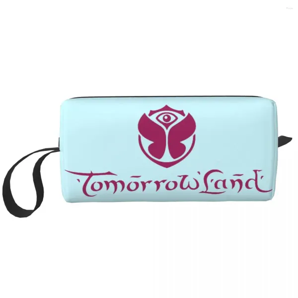 Bolsas de armazenamento Tomorrowland Tomorrowland Travel Bag belga Festival de dança eletrônica de banheiro maquiagem de beleza de beleza kit dopp beleza