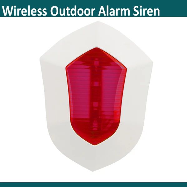 Sirene G90B Plus kompatibler rotes blau zwei Farben alarmierender Lautsprecher 110 dB Flash Sound Outdoor Big Sirene