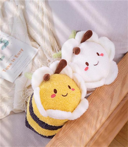 Custinetto di peluche di peluche di bee cuscino da bambino bambino bambino di compleanno per adulti decorazioni per la casa per la casa 30cm8297335