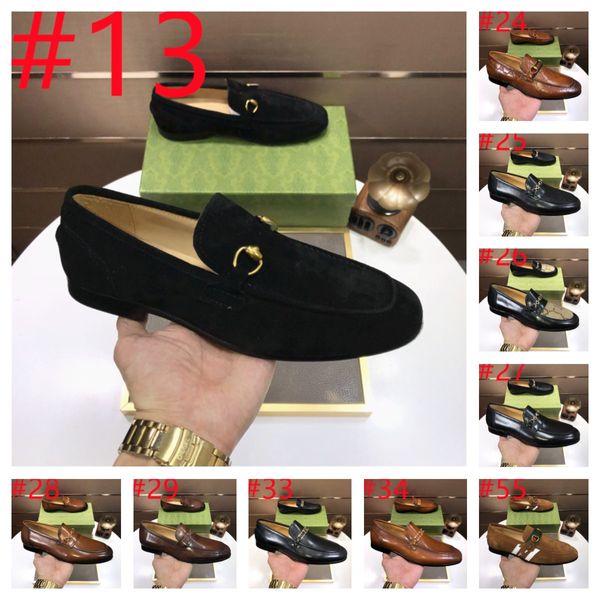 63 Estilo de estilo estilo Business estilo crocodilo genuíno Sapatos de grife masculino Sapatos de grife masculino