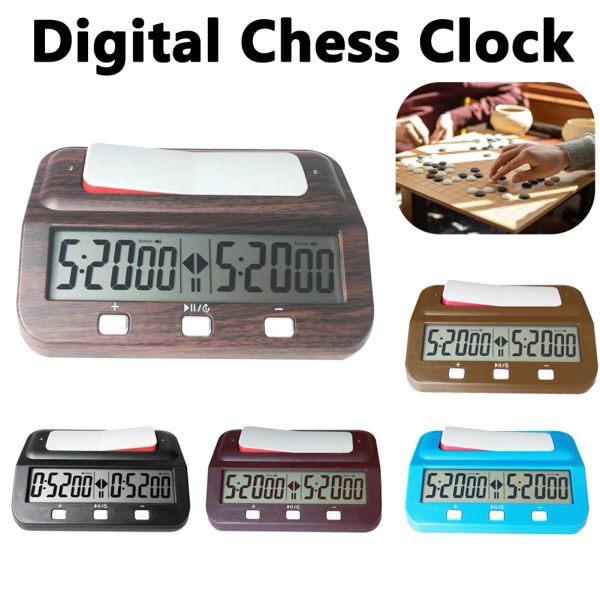 Clocks Professional Advanced Chess Digital Timer Schach Clock Count Up Down Board Game Clock Game Stopwatch für Familienschachspiele