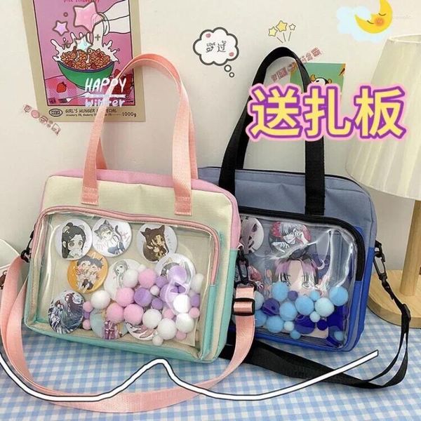 Bolsas escolares japonês jk uniforme boneca exibir doce garota iTabag