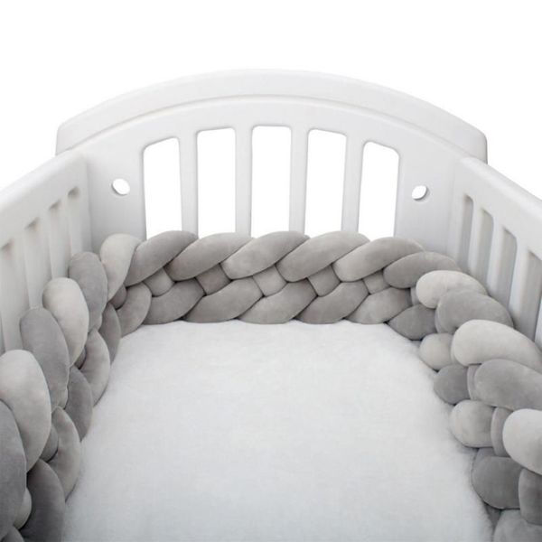 Set di biancheria da letto da 2 m BAMPER BUMPER BAMPER CHILLO A TURA CUSCHIO SOLIDO SOLIDO PER CRIB CRIB CRIB COPE DEI DECIVI DELLA CAMERA DELLA CROPE SHIP244E