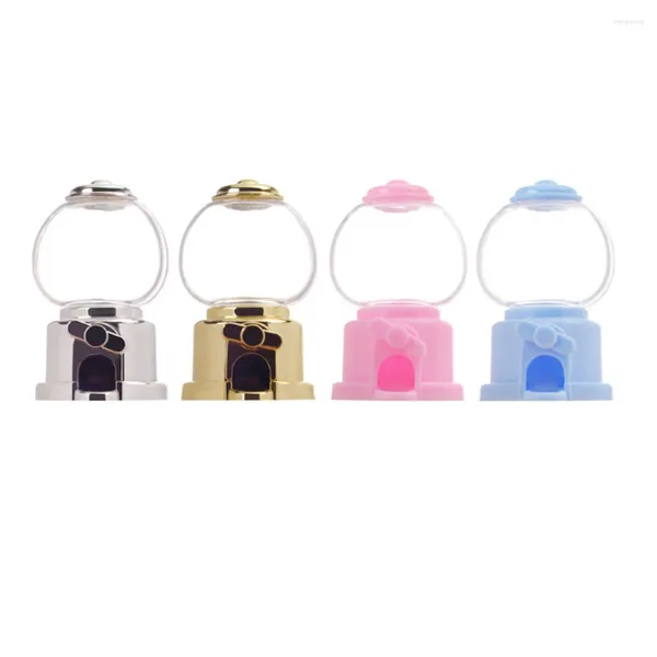 Garrafas de armazenamento 6pcs Criador Máquinas de apanhador de plástico Mini Candy Crianças Rotatable Toys Dispensador