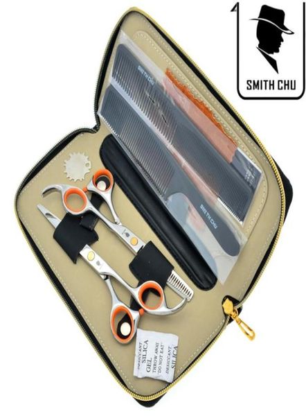 60 -Zoll 2017 Neues Smith Chu Verkauf professioneller Friseurschere Set Schneiden Sie die Haarschere Salon Kit Friseur Razo1238481