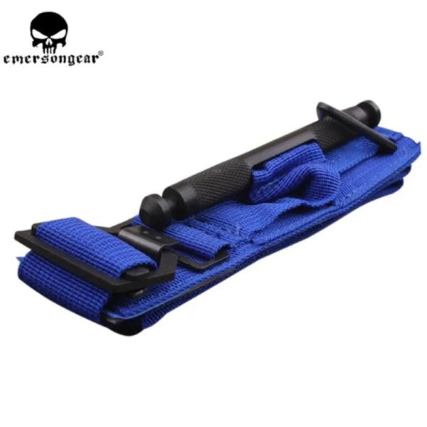 Sobrevivência Emerson Tactical Tourniquet Survival Game Game Game Quition Primeiros socorros Acessórios médicos de sobrevivência de emergência Black/Blue