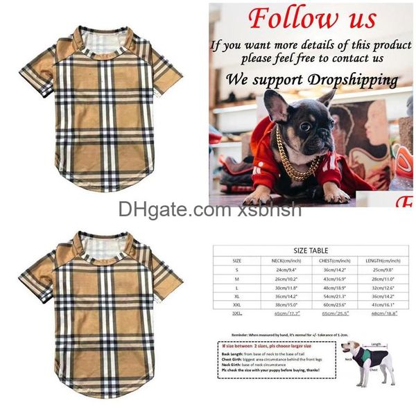 Camiseta de roupas de roupas de vestuário para cães camisetas de camiseta xadrez de verão para cães pequenos cachorrinho gato tee respirável