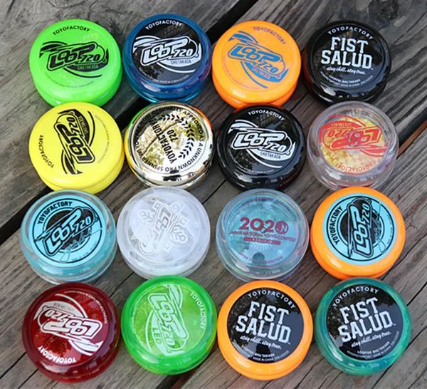 Yyf loop720 yoyo profissional yo - yo cnc metal rolando yoyo bola de plástico para o nível iniciante yoyo 240411