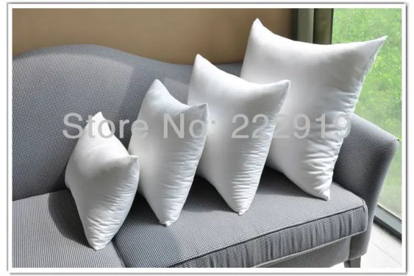 Pillow Cross Stitch Cushion Core/100% algodão Núcleo de travesseiro/travesseiro de travesseiro/travesseiro interno 30x45cm/45x45cm Frete grátis