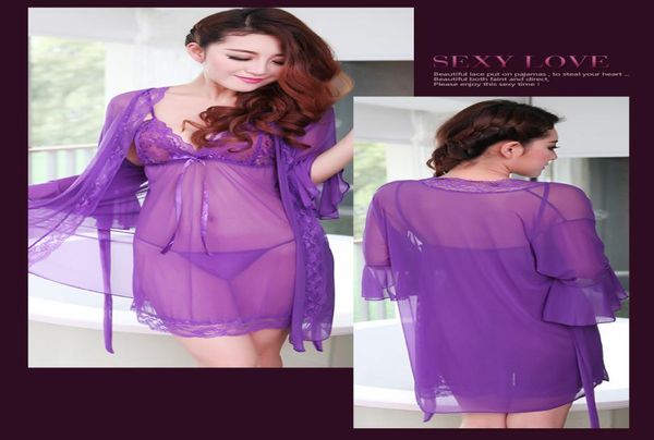 Gehobene Big Yards Fat Lady Spitze sexy Dessous transparente Pyjamas Anzug Wirkliche Uniformen enthält erwachsene Sao1042197