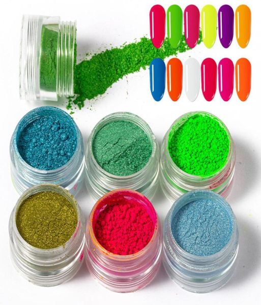 Candy Color Powder Manicure Nail Art Glitter Bright Powders Bright Scintillator Nails Manicure6130462