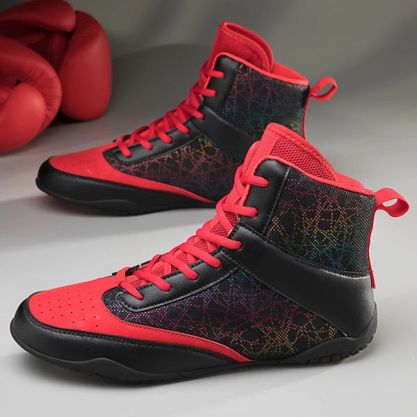 Schuhe Wrestling Schuhe Herren qualitativ hochwertige Boxschuhe Frauen weiche Kampfstiefel professionelle Sportboxer Trainingschuhe