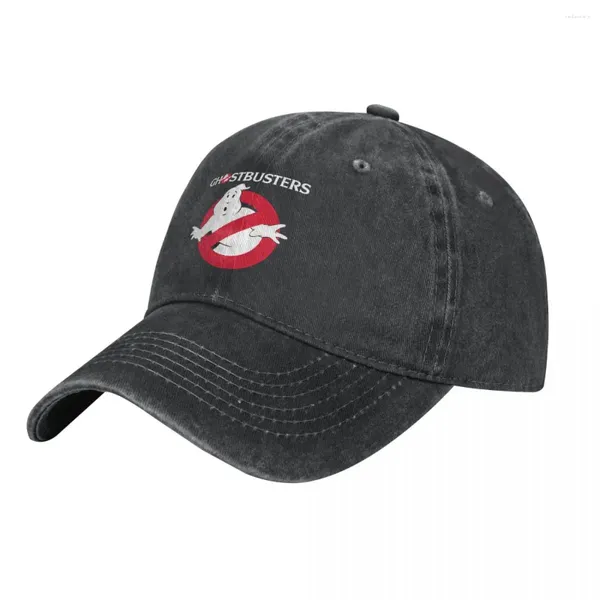 Caps de bola G-GHOST BUSTERS DENIM BASEBOL CAP LOGO KPOP CHAPETO CHAPE