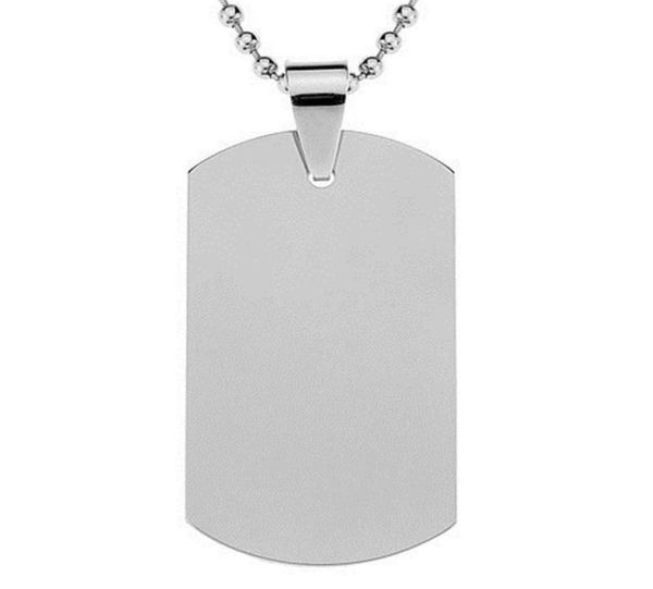 Tag cane gatto in acciaio inossidabile tag casual forma militare biglietti militari in bianco etichette etichette per animali domestici 2gg bb9630669