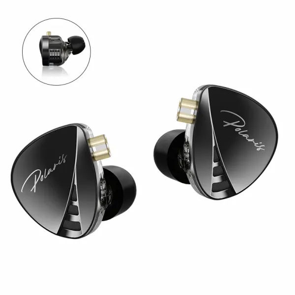 Fones de ouvido CCA polaris hifi fones de ouvido com fio duplo dinâmico dinâmico dinâmico no ouvido monitores de ruído cancelando fones de ouvido CCA Frete grátis