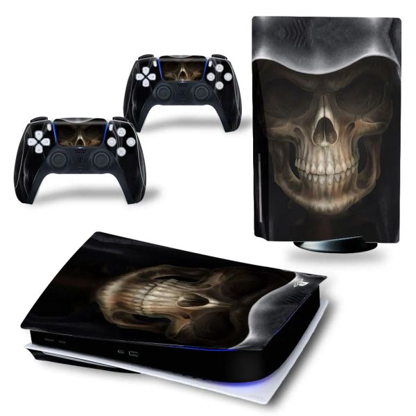 Adesivos Oem Skull Skin Skin Stick para PS5 Decals Cover #3659