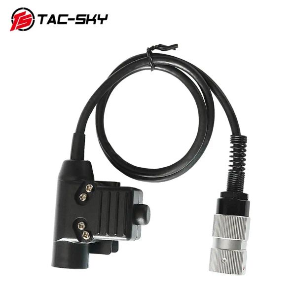 Accessoires Tacsky U94 PTT 6PIN TACTICAL HEADSET PTT 6PIN U94 PTT für AN / PRC 152 152A 148 Simulationsmodell Military Radio Virtual Box