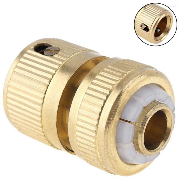 Torneiras de pia do banheiro Conector de tubo de água rosqueado de cobre com torneira de tubo TAP Adaptador quatro interface para tubos de pistola