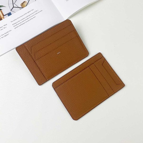 Männer Kartenhalter Designer Kreditkarten Brieftasche Frauen Karteninhaber echte Leder Mini -Geldbörse Fashion City 8cc ID Case Business Thin Wallets