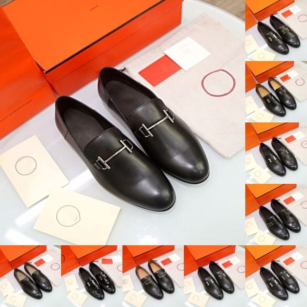 2024 Top-Qualität luxuriöser Männer Oxfords Schuhe Original Brown Brogue Schuh handgefertigt echtes Leder-Männer Designer-Kleidungsschuhe Plus Size 45