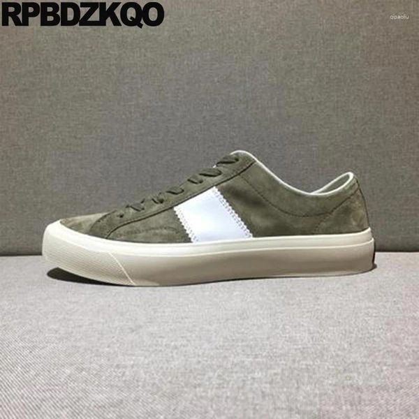 Scarpe casual marca 11 sneaker in pelle scamosciata 46 scarpe da ginnastica traspirabile pattinaggio italiano uomini di lusso calzatura cuoio in pelle più dimensioni