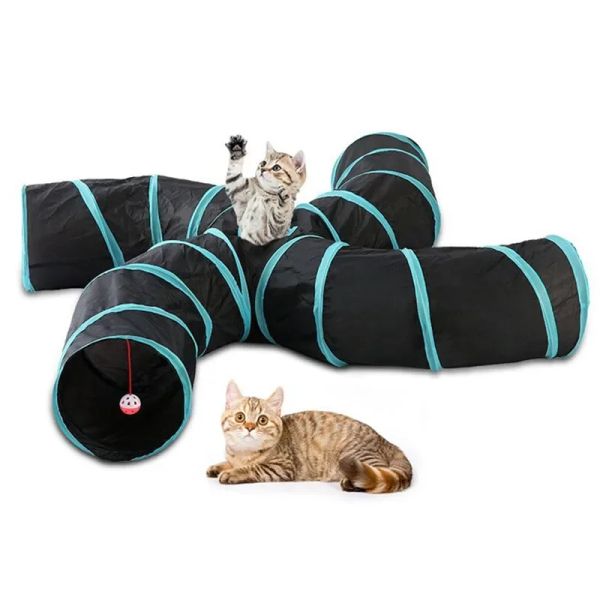 Toys Cat Tunnel Tube Kitty Tunnel Gatto Bollato Gatto PEEK COEK GIOCHIO