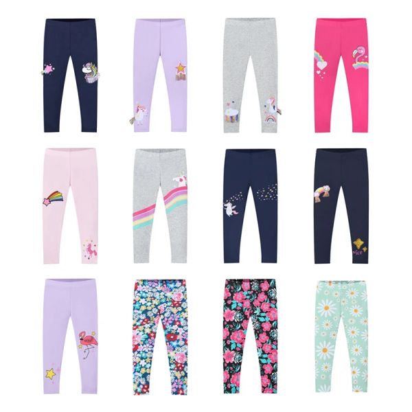 Leggings Frühling Herbst Baby Girls Leggings Schöne Cartoon Full Bleistifthose Baumwollhosen Freizeitkleidung für Kinder 2 bis 8 Jahre heiß verkaufen